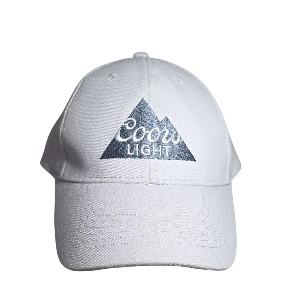 Coors Light Adjustable Snapback White Baseball Cap